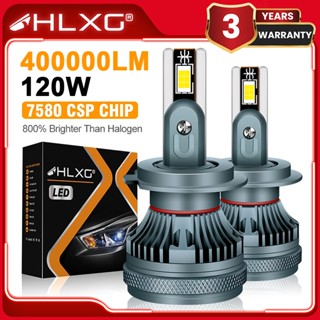 รับประกันสามปี ไฟหน้าแคนบัส LED H7 H4 H11 400000LM หลอดไฟตัด…
