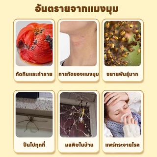 🕷️ไม่มีแมงมุมภายใน 10,000 เมตร 🕸️Max สเปรย์กำจัดแมงมุม ยาฉีดแมงมุม ไล่ กำจัดแมลงมุม ยาฆ่า สเปรย์ไล่ 1 กล่อง 24เม็ด