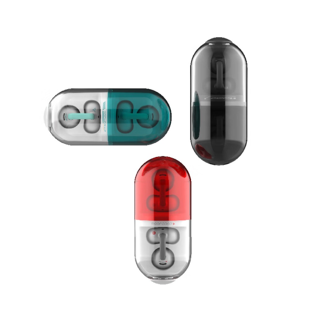 MOON DROP Pill Open Earbuds สเตอริโอไร้สายที่แท้จริง TWS