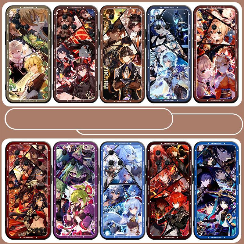 สําหรับ vivo Y29 Y29S Y39 V50 V2434 V2436 V2427 V2504 PRO LITE 4G 5G Genshin Impact Matte กรณีนุ่ม