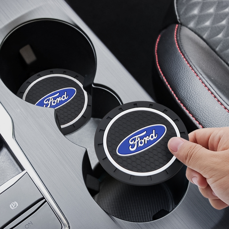 Ford 72mm Car Coaster ตกแต่งแผ่นป้องกันสําหรับ Ford Everest EcoSport Focus Fiesta Territory Escape R