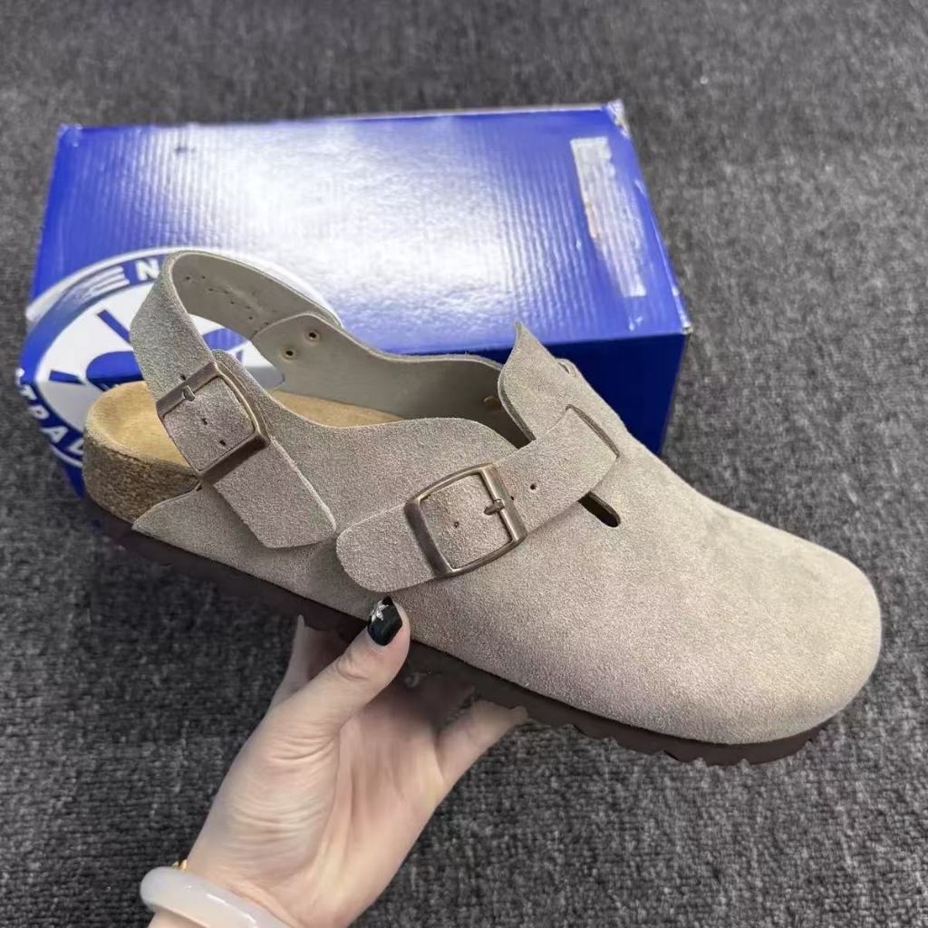 Birken Boston Shoes รองเท้าแตะไม้ก๊อกลําลองสําหรับผู้ชายและผู้หญิง