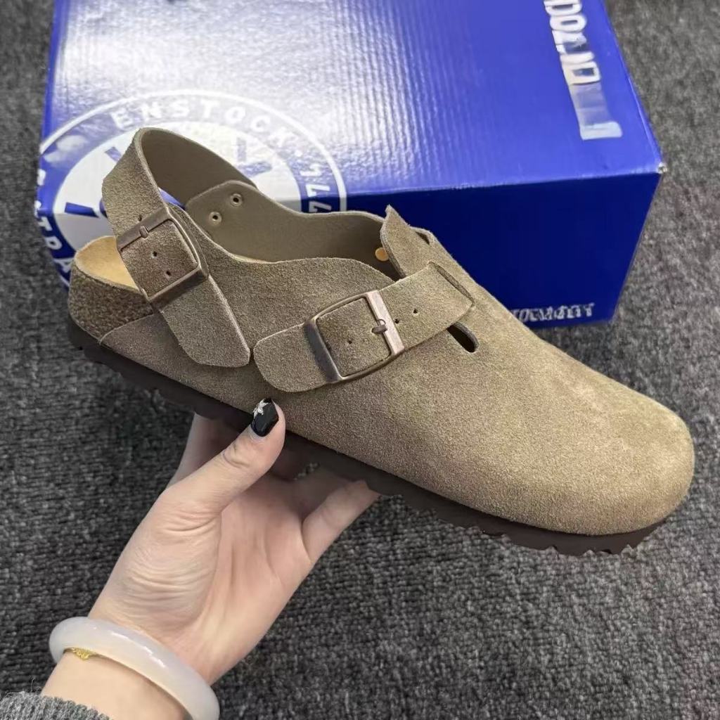 Birken Boston Shoes รองเท้าแตะไม้ก๊อกลําลองสําหรับผู้ชายและผู้หญิง