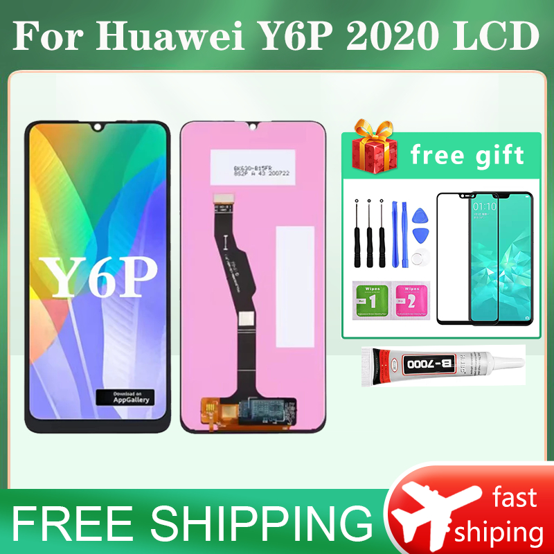 สําหรับ Huawei Y6P 2020 LCD touch assembly component HUAWEI Y6 2020/Y6P 2020/Y6 Pro 2020/Honor 9A/No