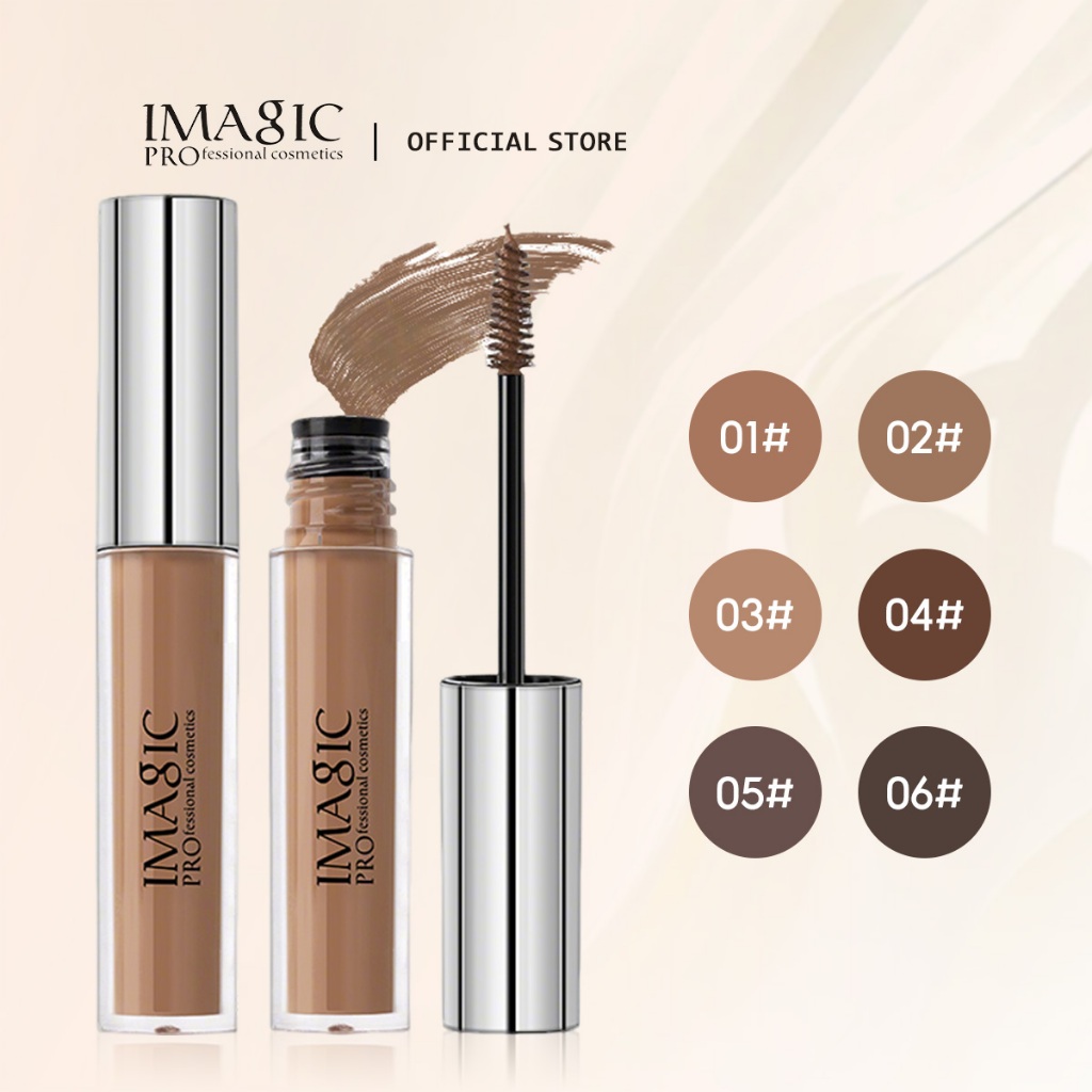 IMAGIC 6 Color Eyebrow Cream Waterproof Eye Brows Long Lasting Eye Makeup Natural