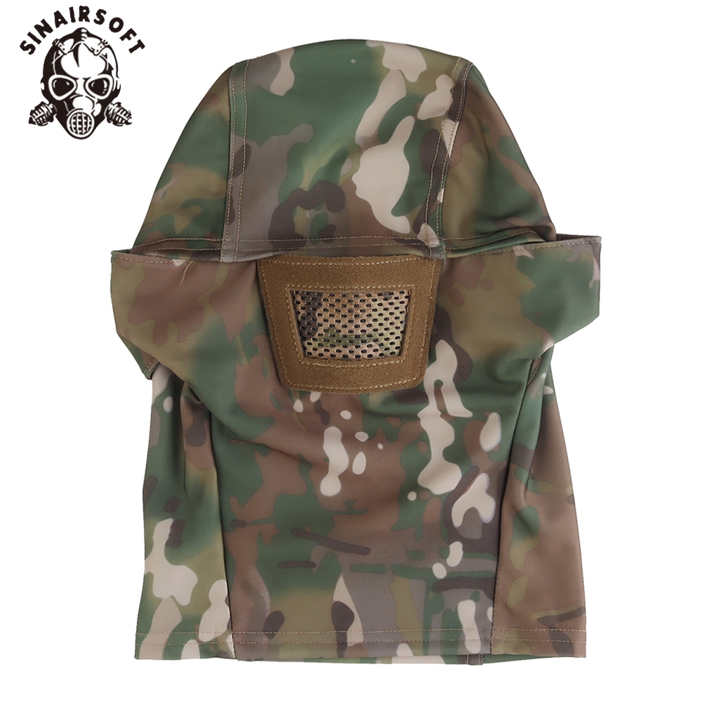 SINAIRSOFT Outdoor กันลม กันฝุ่น Breathable Mouth Cushion Head Cover