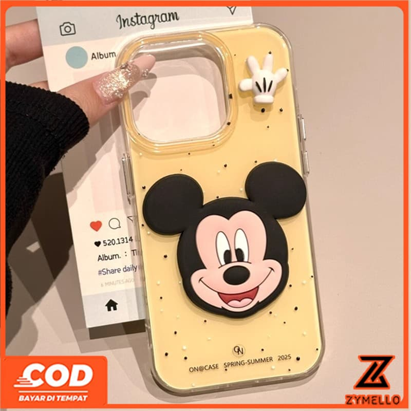 สําหรับRealmeหมายเหตุ50 Realmeหมายเหตุ60 Realme C53 C51 C75 C65 C63 C61 C67 C55 NarzoN55 NarzoN53 IMDการ์ตูนMickeyหัวPatch TPUโทรศัพท์มือถือกรณี - รูปที่ 2