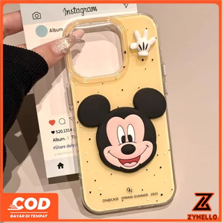สําหรับ OPPO Reno16F 16Pro 16C 15F 15ProMax 14F 14Pro 13F 13Pro 12F 12Pro 11F 11Pro 10Pro 8T 8Z 7Z 6Z IMD การ์ตูน Mickey หัว patch TPU โทรศัพท์มือถือกรณี