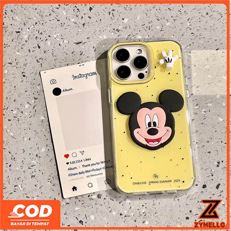 สําหรับRealmeหมายเหตุ50 Realmeหมายเหตุ60 Realme C53 C51 C75 C65 C63 C61 C67 C55 NarzoN55 NarzoN53 IMDการ์ตูนMickeyหัวPatch TPUโทรศัพท์มือถือกรณี - รูปที่ 3