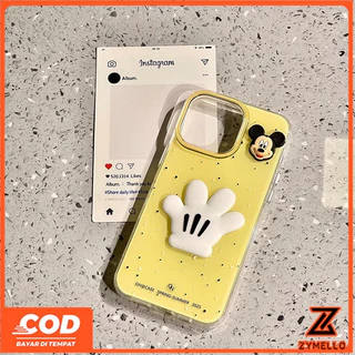 สําหรับ OPPO Reno16F 16Pro 16C 15F 15ProMax 14F 14Pro 13F 13Pro 12F 12Pro 11F 11Pro 10Pro 8T 8Z 7Z 6Z IMD การ์ตูน Mickey หัว patch TPU โทรศัพท์มือถือกรณี