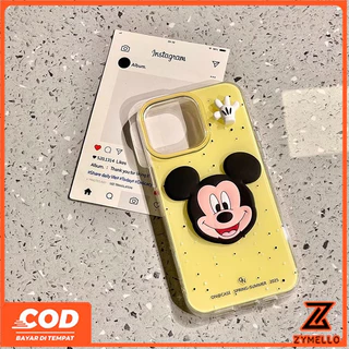สําหรับ OPPO Reno16F 16Pro 16C 15F 15ProMax 14F 14Pro 13F 13Pro 12F 12Pro 11F 11Pro 10Pro 8T 8Z 7Z 6Z IMD การ์ตูน Mickey หัว patch TPU โทรศัพท์มือถือกรณี
