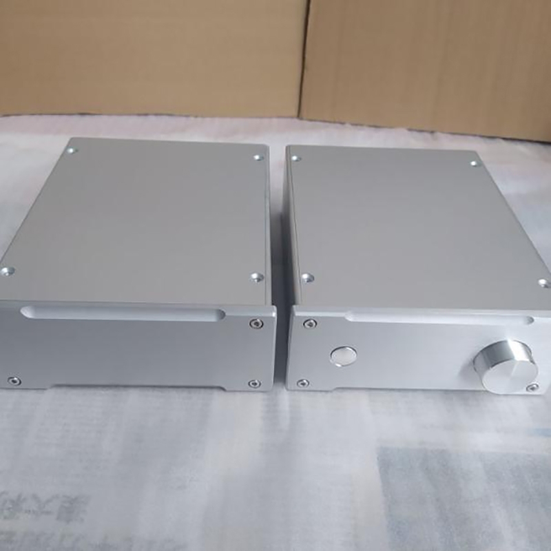 ​​แชสซีเครื่องขยายเสียงอลูมิเนียมเต็มรูปแบบ / เคสแอมป์หูฟังอะลูมิเนียม​​