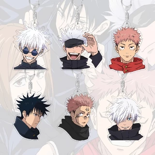 พวงกุญแจอะคริลิค ศิลปป้องกันตัวแบบหนึ่ง ไคเซ็น การ์ตูนน่ารักกระเป๋าตกแต่งกระเป๋านักเรียนจี้ขนาดเล็กของขวัญแหวนคีย์