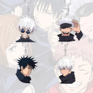 พวงกุญแจอะคริลิค ศิลปป้องกันตัวแบบหนึ่ง ไคเซ็น การ์ตูนน่ารักกระเป๋าตกแต่งกระเป๋านักเรียนจี้ขนาดเล็กของขวัญแหวนคีย์