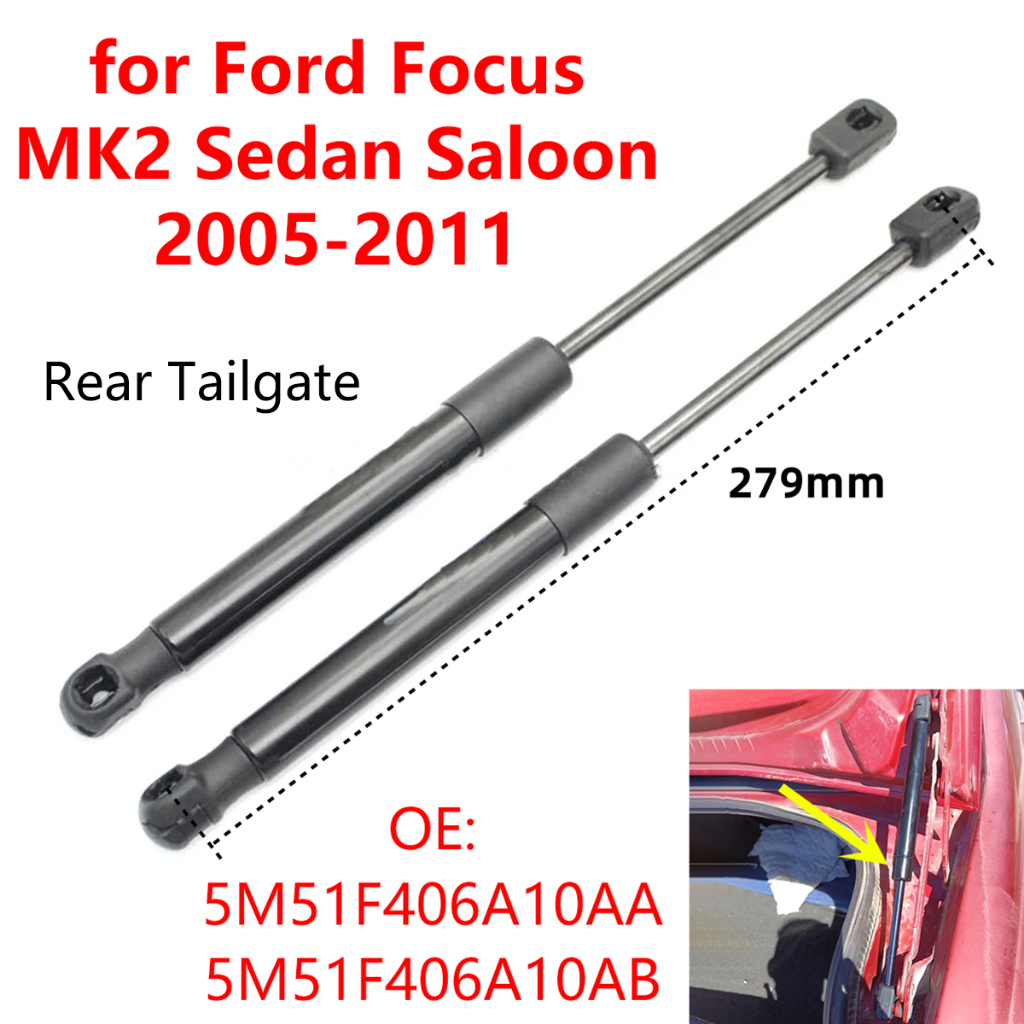 โช้คอัพฝากระโปรงหลังรถยนต์ สําหรับ Ford Focus MK2 Sedan Saloon 2005-2011 M51F406A10AA 5M51F406A10AB