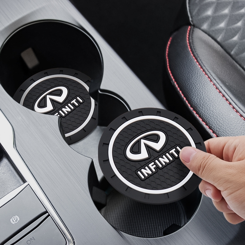 Infiniti โลโก้รถ Coaster เส้นผ่านศูนย์กลาง 72 มม.สําหรับ Infiniti QX50 QX60 Q50 QX80 QX30 QX55 QX70 