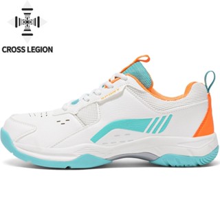 CROSS LEGION รองเท้ากีฬา ผู้ชายผู้หญิงกันลื่นรองเท้าแบดมินตั…