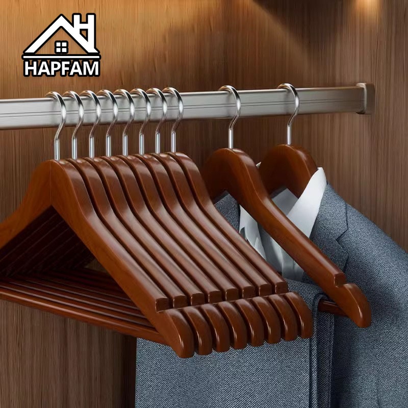 🔥จัดส่งตลอด 24 ชั่วโมง🔥ไม้แขวนเสื้อไม้  5/10/15/20/25 ชิ้น ก้านไม้แขวนเสื้อ 44.5ซม.ไม้แท้  จัดส่งจาก