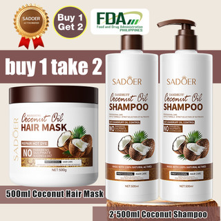 FAYANKOU Coconut Oil Shampoo Deep Cleaning Anti-Dandruff Repair Damage Hair Dry Hair Care Moisturizing Refreshing 500ml