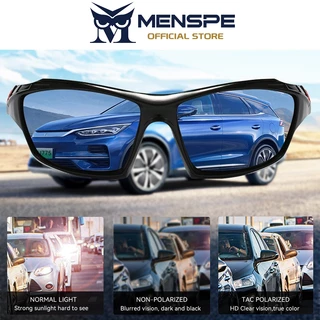 MENSPE Mens Anti Sand ขี่จักรยานขับรถแว่นตาโพลาไรซ์กลางแจ้ง Unisex Ultra Light UV400 Night Vision แว่นตา