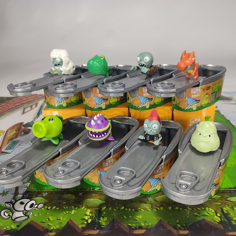 Plants vs. Zombies พืชเทียบกับ กล่องสุ่มซอมบี้ รูปสโนว์แมน แตงโม ถั่วผีดิบ ของเล่นสําหรับเด็ก