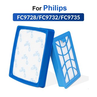 สําหรับเครื่องดูดฝุ่น Philips อุปกรณ์เสริมกรอง FC9728/9732/9…