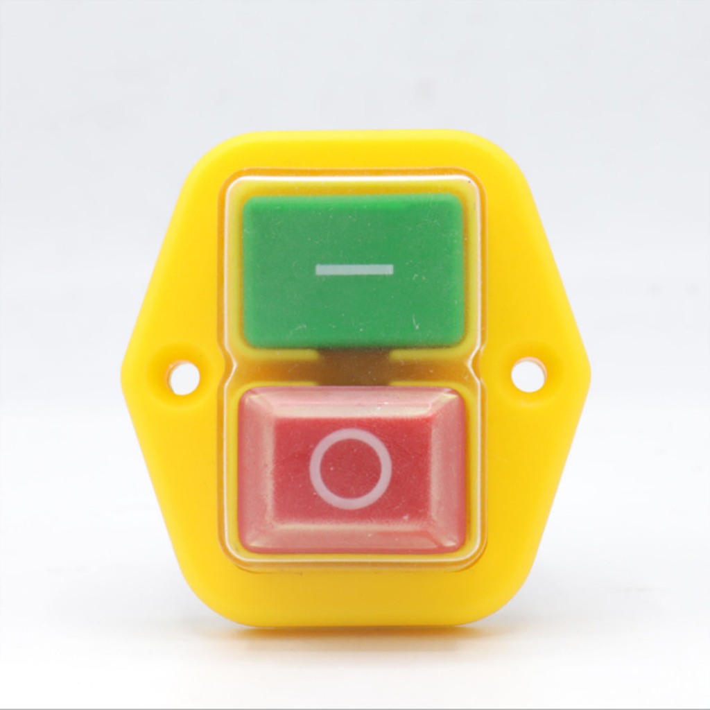 KJD17B สวิตช์ปุ่มกดกันน้ํา 220V-240V 16A 4-pin/5-pin เครื่องมือไฟฟ้า