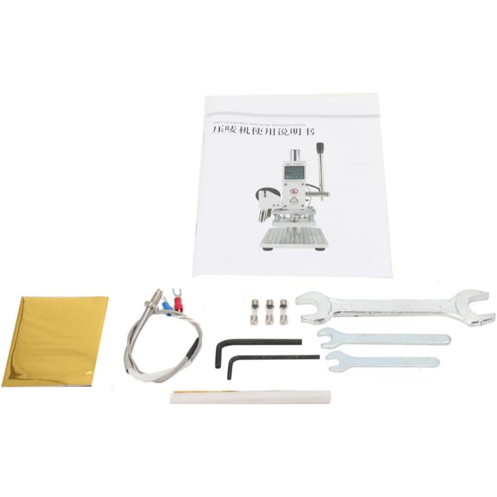 OGDFURN WT-90DS 10*13 ซม.โลโก้ฟอยล์ร้อนปั๊มเครื่อง Bronzing Embosser แสตมป์เครื่องมือสําหรับ DIY หนังมือหัตถกรรม ราคา ถูกที่สุด ดีลบีเคเค แกลเลอรีภาพที่ 6