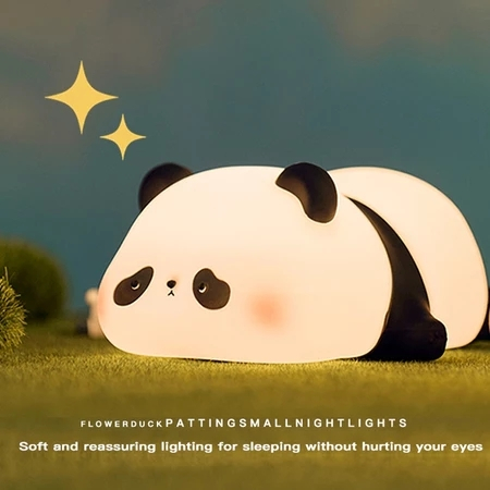 ไฟกลางคืน นํา น่ารักซิลิโคนไฟกลางคืนโคมไฟกลางคืนห้องนอนเวลาโคมไฟตกแต่งของขวัญเด็ก