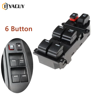 ด้วยแสง สวิทช์กระจกไฟฟ้า สวิทช์กระจกประตู สวิทซ์ยกกระจก Honda CRV CR-V G3 2007-2011 Jazz Fit GE 2008-2014 Mobilio 2014-2017 BRV BR-V Freed 2008-2016 Brio / Amaze 2011-2016 City 2008-2013 Stream Insight