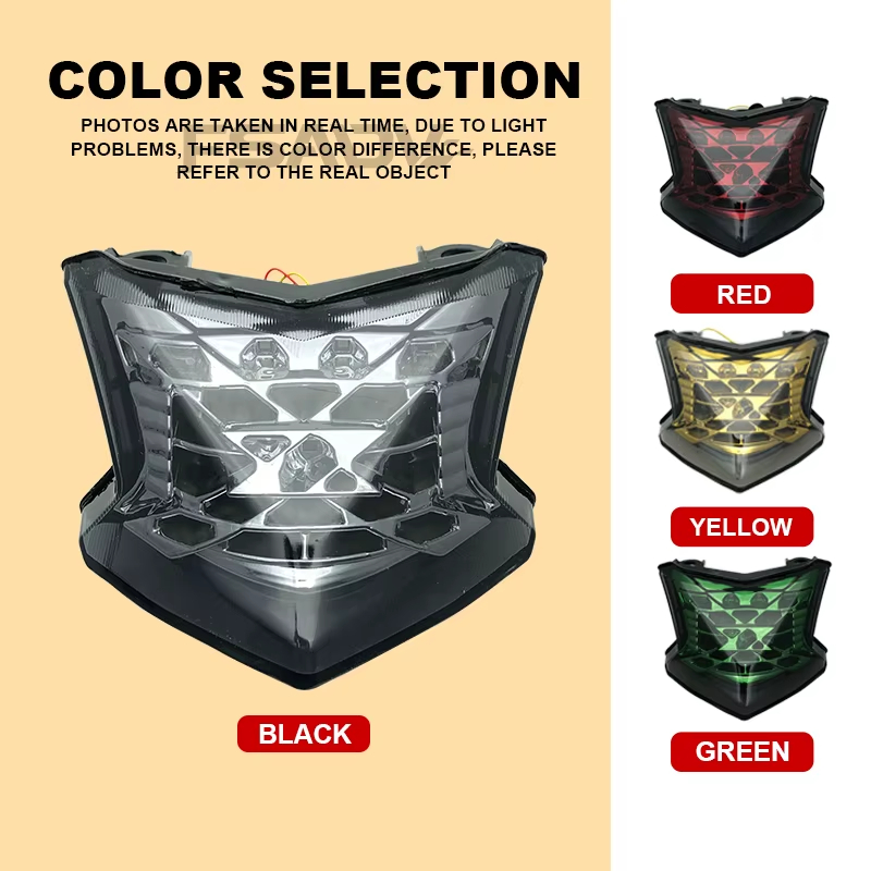2024 สําหรับ KAWASAKI Z900/SE Z650 Z H2 NINJA 650 รถจักรยานยนต์ LED ไฟท้ายด้านหลังเบรคหยุดโคมไฟแบบบูรณาการไฟเลี้ยวกระพริบ