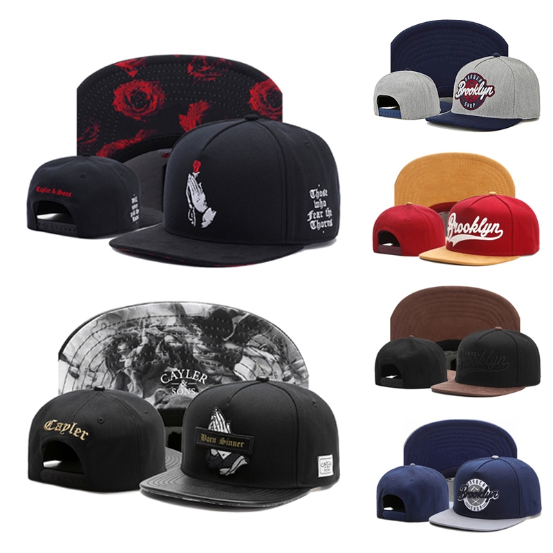 BROOKLYN หมวก snapback เย็บปักถักร้อยสําหรับผู้ชายผู้หญิงฮิปฮอปวินเทจหมวกแฟชั่นหมวกฤดูร้อนปรับได้