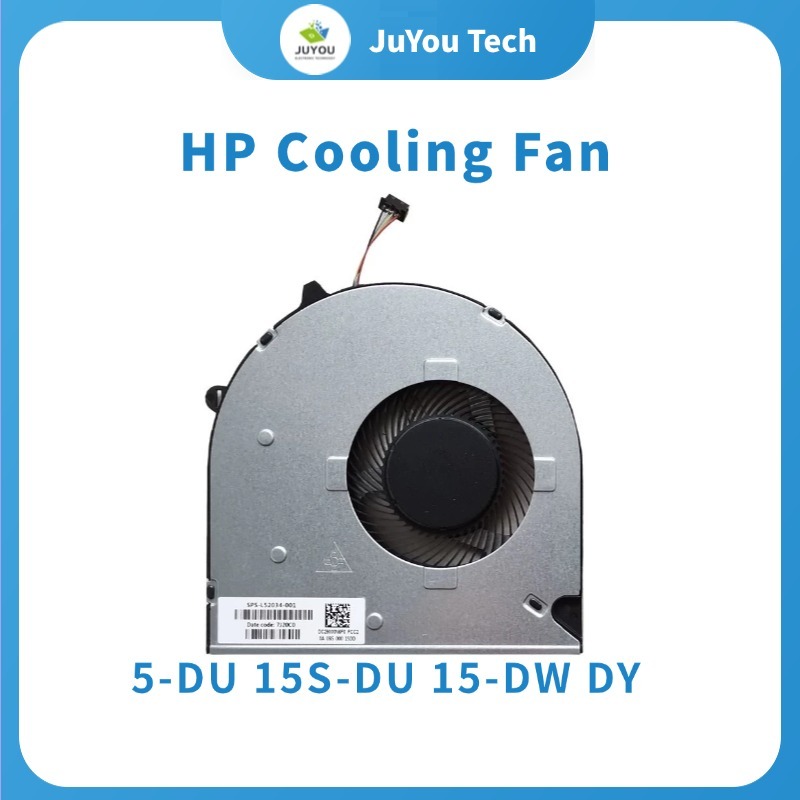 พัดลมทำความเย็น CPU สำหรับ HP 15- DU 15 S - DWDY 15 s - du 0002 TXL 52034-001 TPN - C 139