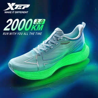 【xtep】2000KM 3.0 |  ราชาแห่งการสึกหรอ รองเท้าวิ่ง Unisex รองเท้าวิ่งมาราธอน รองเท้าวิ่งจ็อกกิ้ง สีฟลูออเรสเซนต์มีจำกัด