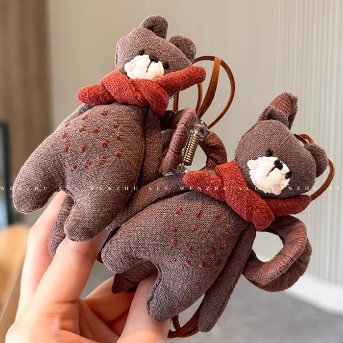 ญี่ปุ่นเกาหลีระดับไฮเอนด์หมีกรงเล็บคลิปหญิง2025สไตล์ใหม่น่ารักหญิงฉลามคลิปผ้าโพกศีรษะ - รูปที่ 5