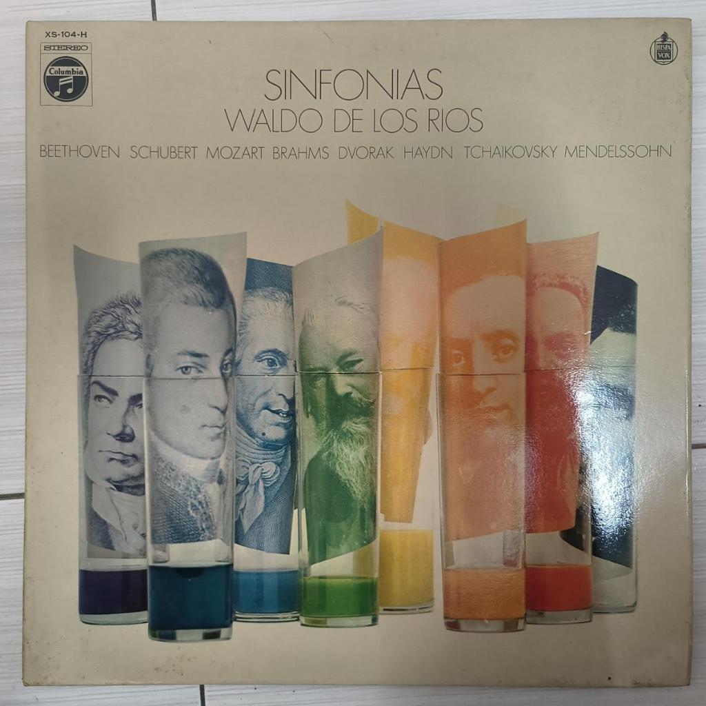WALDO DE LOS RIOS Mozart Beethoven Brams Symphony viny lp