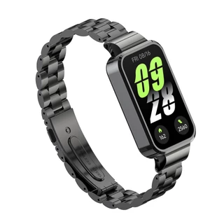 สายโลหะสําหรับ Xiaomi Smart Band 9 8 Active สแตนเลส Redmi Band 2 3 สร้อยข้อมือเปลี่ยนสายรัดข้อมือกีฬา