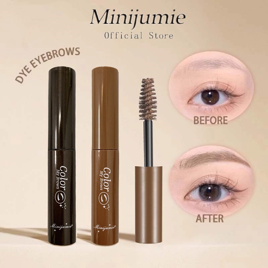 Minijimie Eyebrow Gel - กันน้ํา รอยเปื้อน และติดทนนาน (สีธรรมชาติ) แต่งหน้า