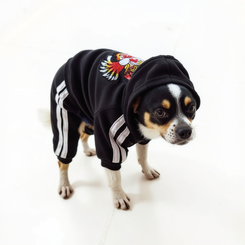 【Yuanzhs Pet】เสื้อผ้าสัตว์เลี้ยงลายหัวเสือแฟชั่นกีฬาเสื้อผ้าสุนัขสี่ขา สุนัขชิสุ ชุดสุนัขเล็ก ชุดน้องหมา ชุดหมาเล็ก เสื้อน้องหมา ชุดเก็บขนสุนัข ชุดหมาปอมเมอเรเนียน เสื้อแมวเด็ก1เดือน ชุดหมา1เดือร【XS-XXL สองสี】 - รูปที่ 4