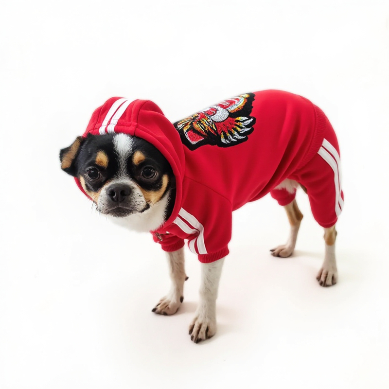 【Yuanzhs Pet】เสื้อผ้าสัตว์เลี้ยงลายหัวเสือแฟชั่นกีฬาเสื้อผ้าสุนัขสี่ขา สุนัขชิสุ ชุดสุนัขเล็ก ชุดน้องหมา ชุดหมาเล็ก เสื้อน้องหมา ชุดเก็บขนสุนัข ชุดหมาปอมเมอเรเนียน เสื้อแมวเด็ก1เดือน ชุดหมา1เดือร【XS-XXL สองสี】 - รูปที่ 3