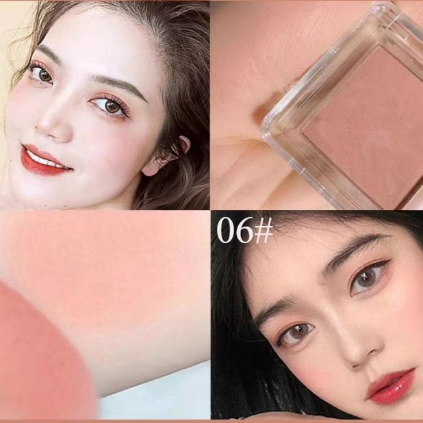 Nature Shimmer Pearlescent Blush Nude Powder แต่งหน้าแก้มเครื่องมือความงาม