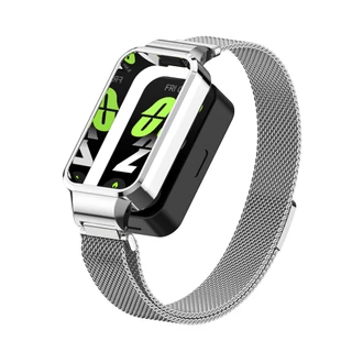 สําหรับ Xiaomi Mi band 9 8 Active สายโลหะสําหรับ Redmi band 3 2 กรอบโลหะฝาครอบสาย Milanese + กรอบ