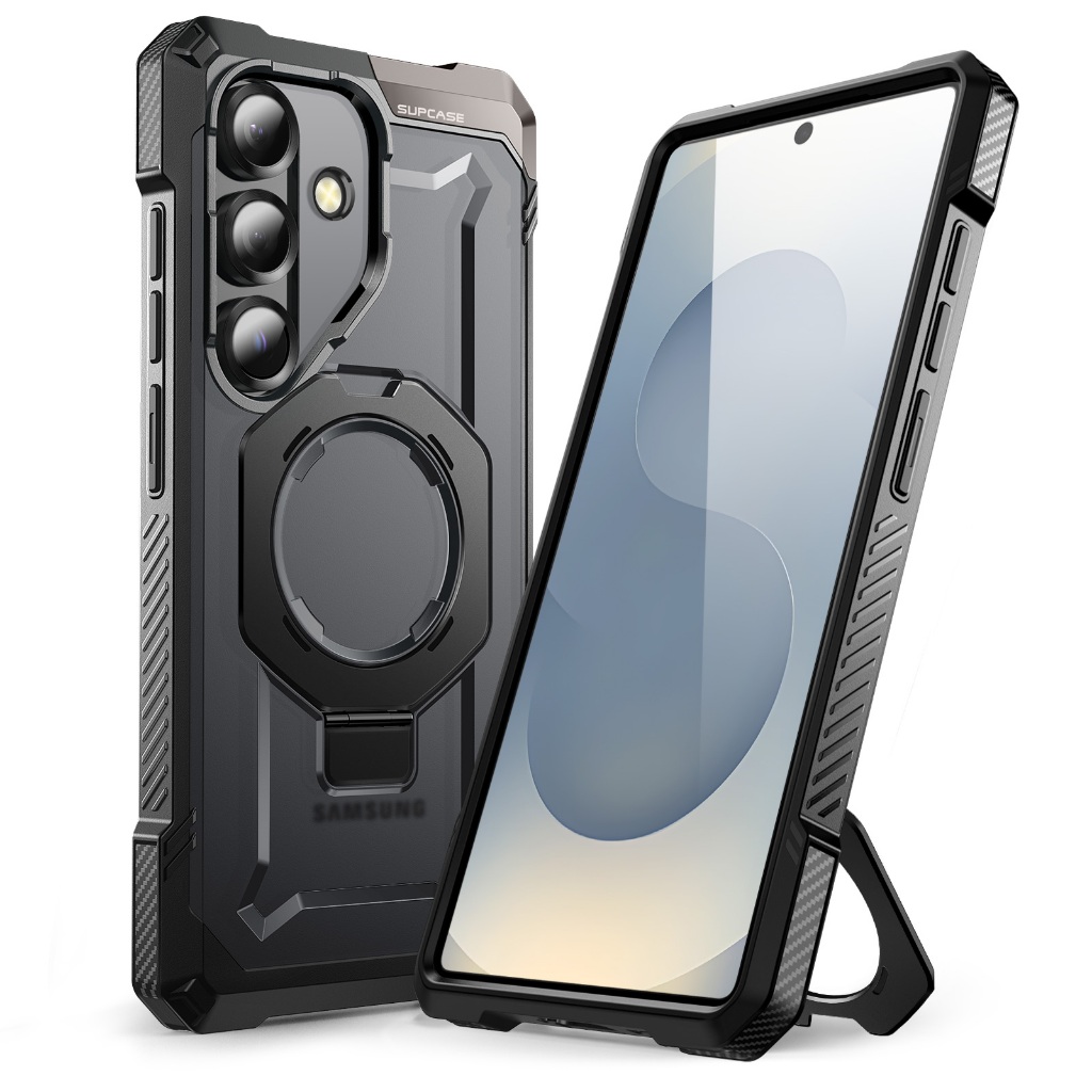 SUPCASE Unicorn Beetle Grip สําหรับ Samsung Galaxy S25 กรณีขาตั้งทหารเกรด Drop ป้องกัน Heavy Duty กันกระแทกแม่เหล็กเคสโทรศัพท์สําหรับ Galaxy S25 6.2 "