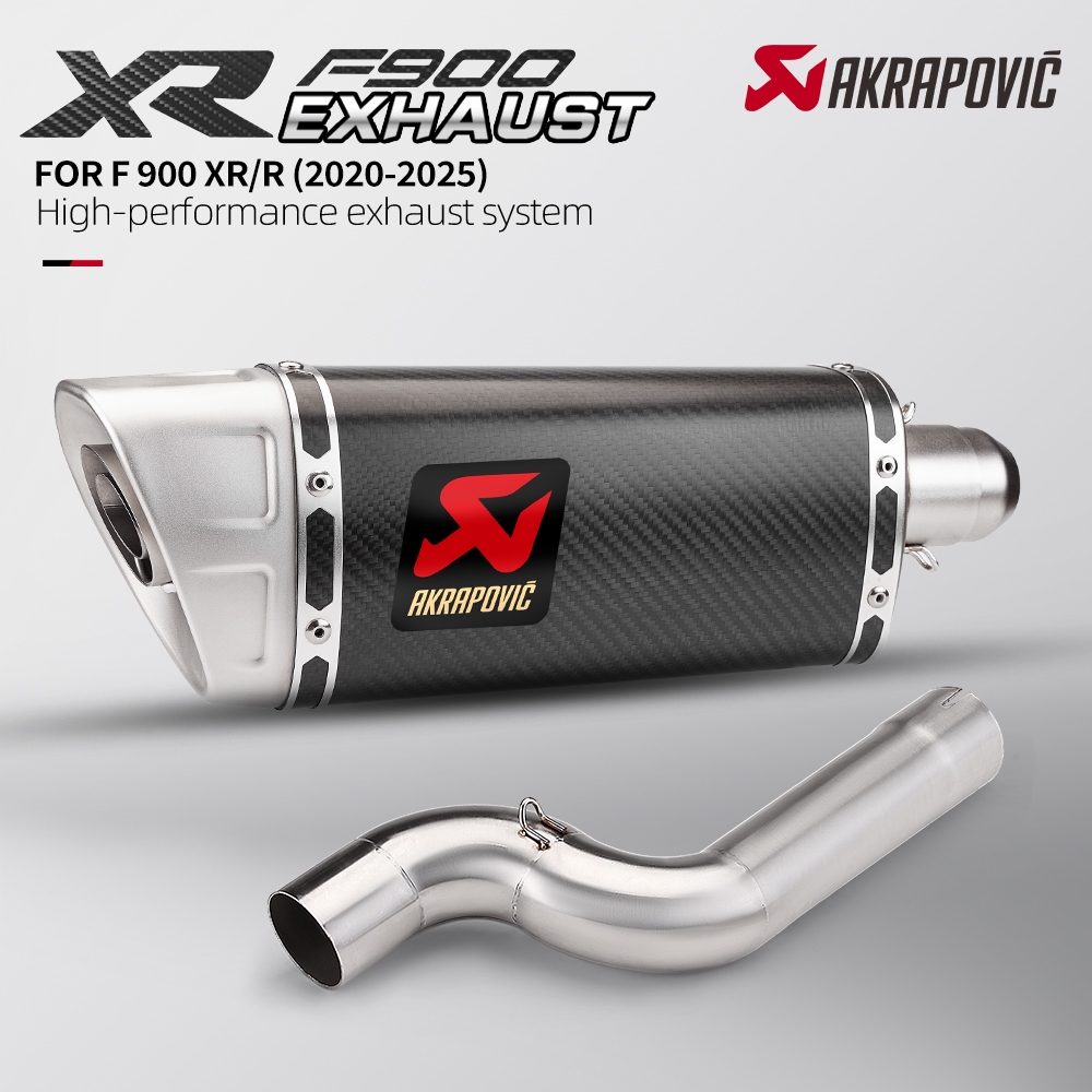 Slip On สําหรับ F900R F900XR F 900 R XR 2020-2024 ท่อไอเสียรถจักรยานยนต์ปรับเปลี่ยน 51 มม.อินเทอร์เฟ