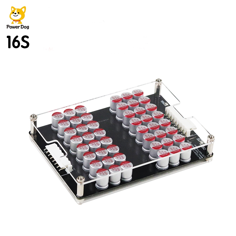 PowerDog Active Balancer 5.5A พร้อมแผ่นอะคริลิค 3S 4S 5S 6S 7S 8S 10S 12S 14S 16S 21S Lipo /Lifepo4/LTO/NCA