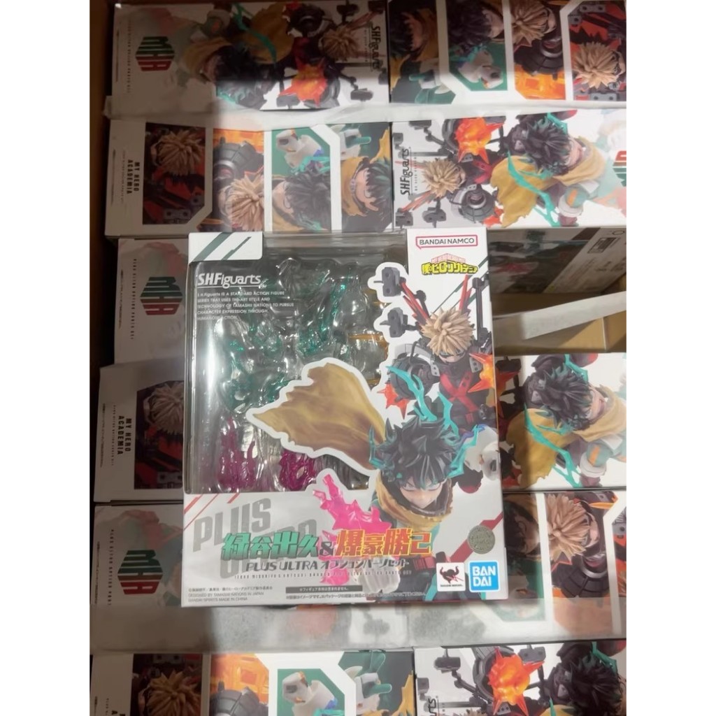 Bandai SHF Midoriya Izuku Bakugo Katsuki แพ็คเกจชิ้นส่วนเอฟเฟกต์พิเศษ