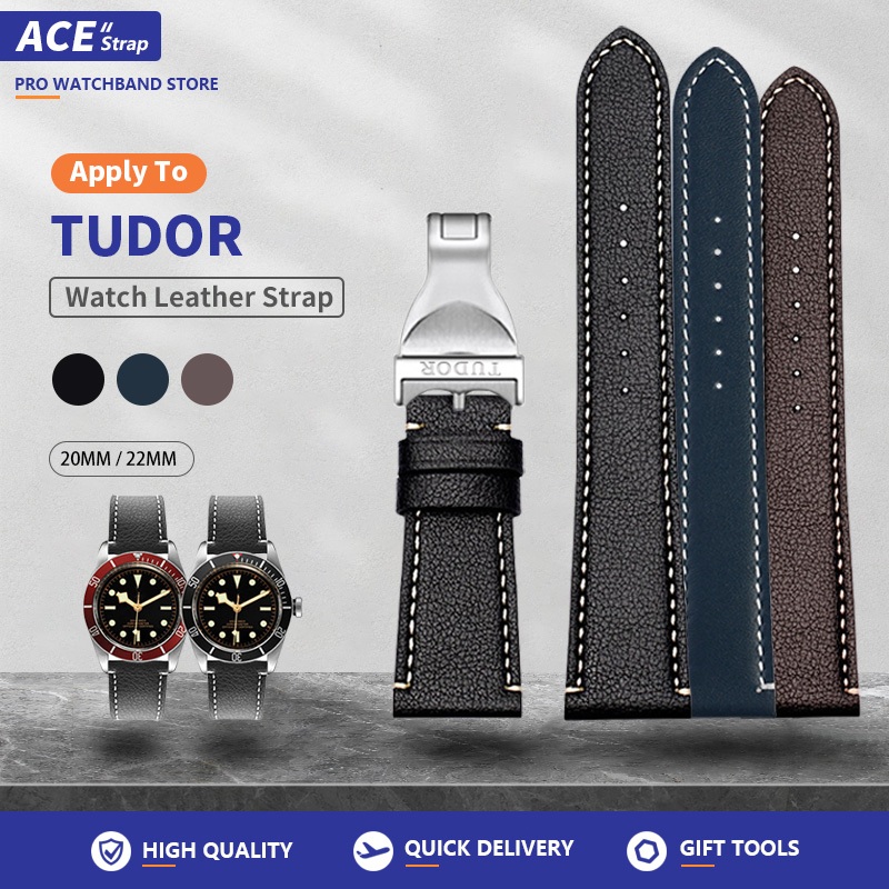 เหมาะสำหรับสายหนังนาฬิกา TUDOR Biwan 20mm 22mm เหมาะสำหรับ Heritage Black Bay