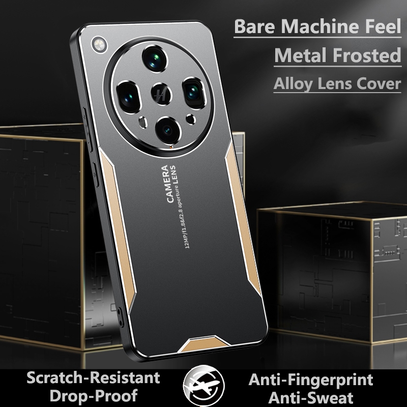 ปลอกสําหรับOppoค้นหาX8 Ultra FindX8Ultra X8Ultra X8U PKJ110เคสโทรศัพท์หรูหราโลหะFrostedเต็มเลนส์โลหะ