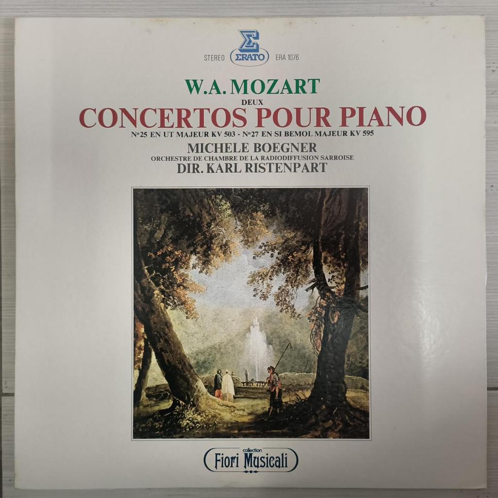 Mozart Piano Concerto 25.27 michale boegner ไวนิล lp