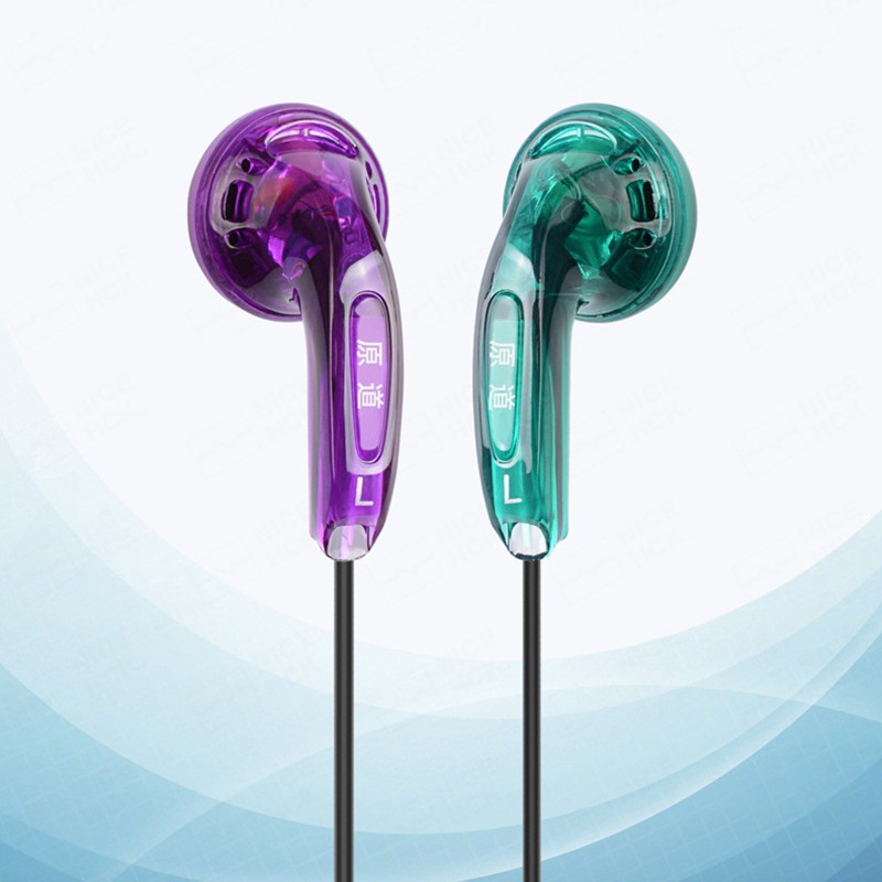 Vido HIFI หูฟังอินเอียร์ ไดนามิก เบส แบบแบน